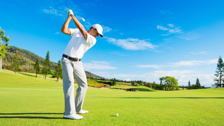 Golfing