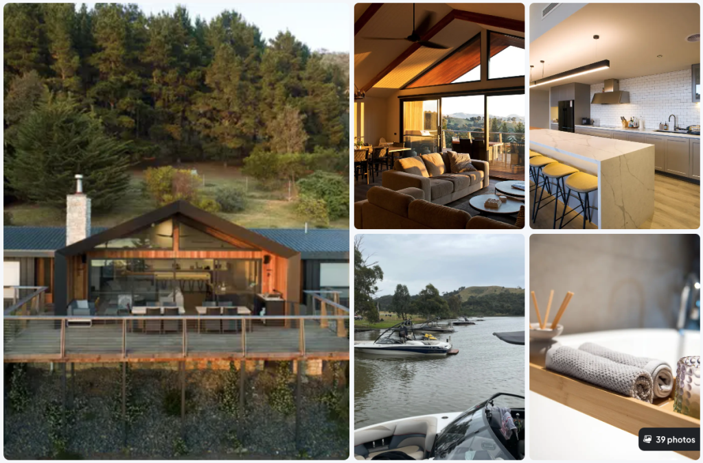 Pinewood High Country Retreat luxury lakeview escape in Bonnie Doon, Australia, on Lake.com