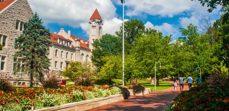 Bloomington Indiana Campus Downtown