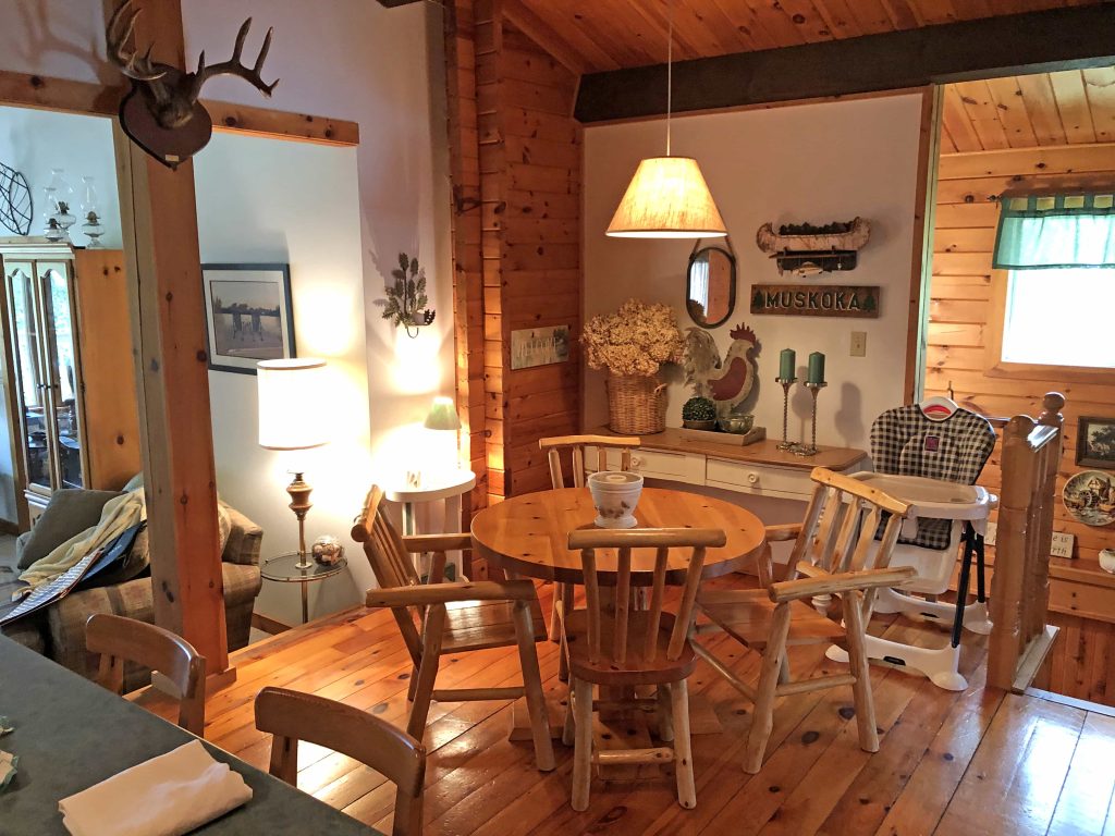 The Birch Muskoka Cottage on Lake Rosseau Dining room