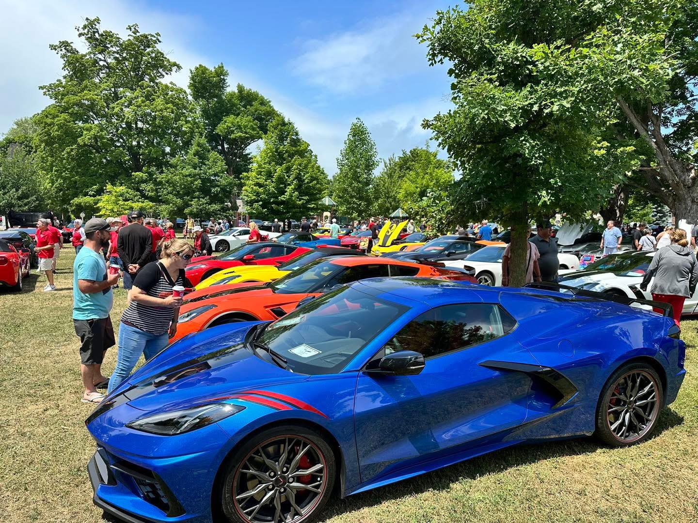 Bayfield Vette Fest, Blue Vette, Ontario Canada