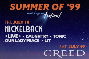 Creed and Nickelback Co Headlining First Summer of and Beyond Festival