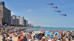 Chicago Air Water Show Crowds