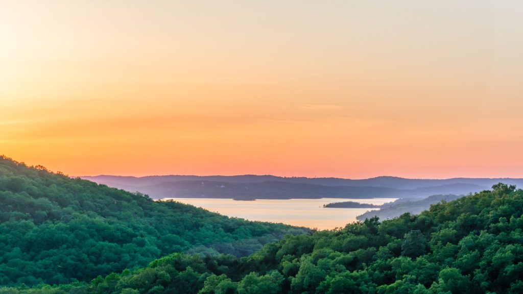 Ozarks, Table Rock Lake at dusk