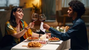 Couple on Dinner Date