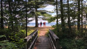 Family at the Lake Beach