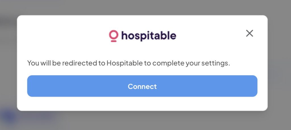 Agree to Navigate To Hospitable