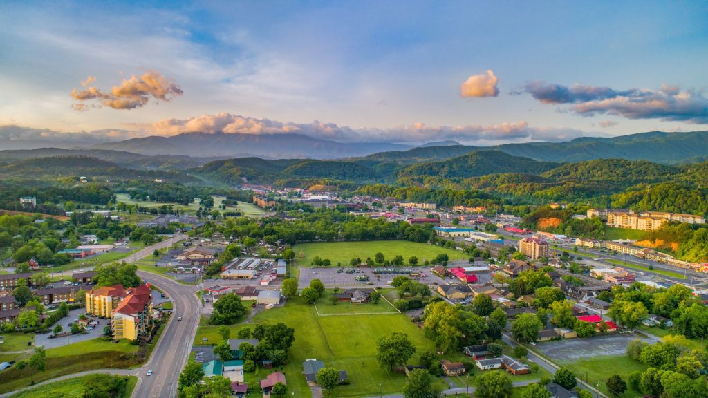 Pigeon Forge At Golden Hour