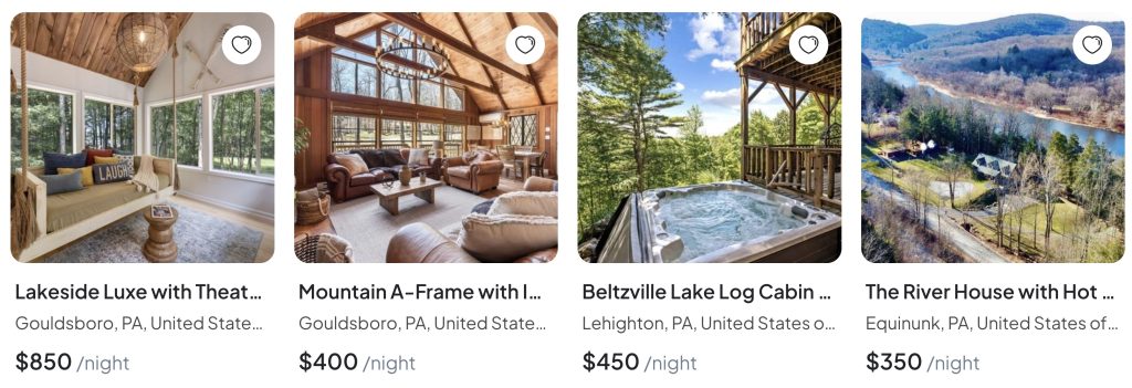 Pocono Vacation Rentals