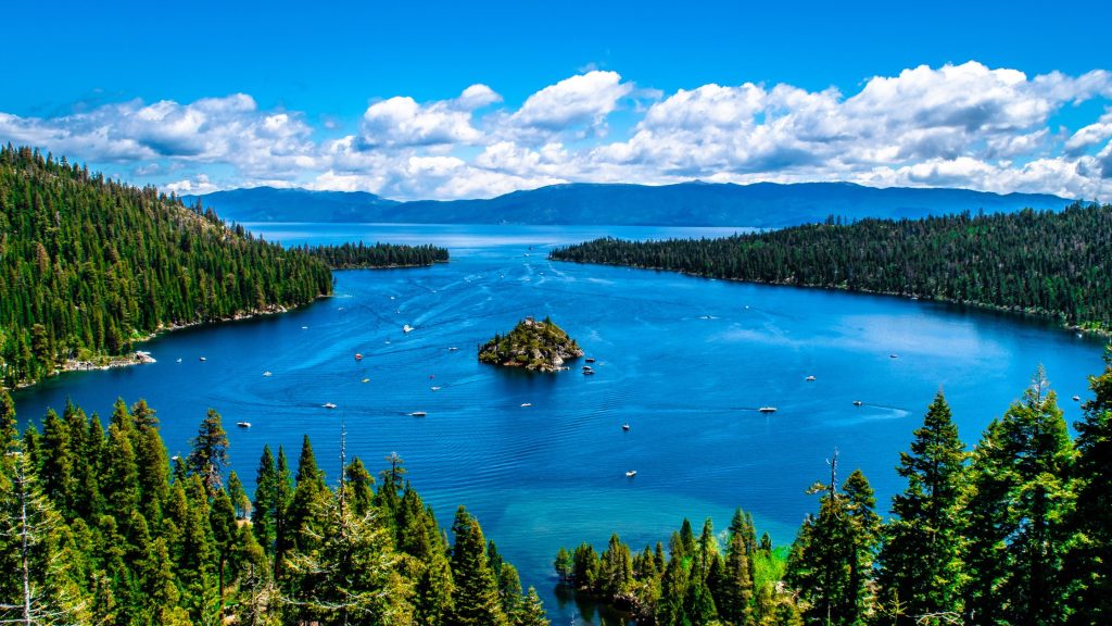 Boats On Lake Tahoe