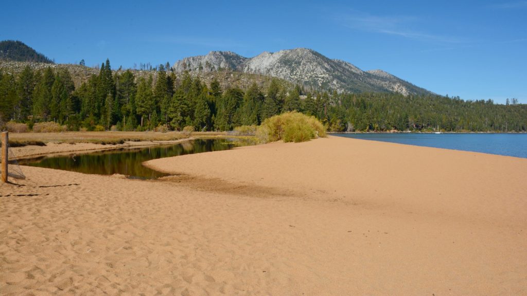 Sandy Beach Lake Tahoe