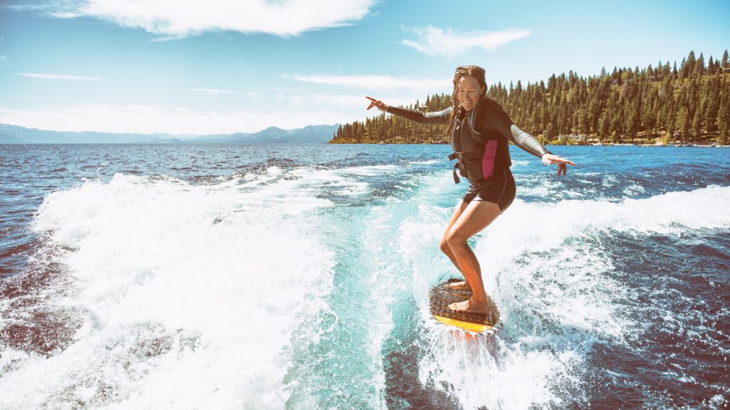 Surfing Lake Tahoe