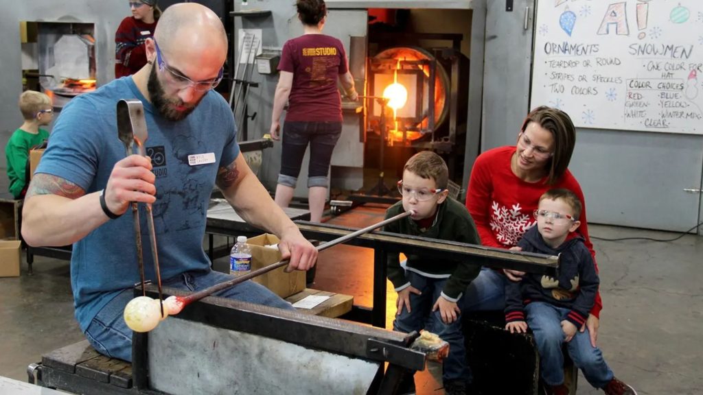 Glass Blowing at the Corning Museum of Glass