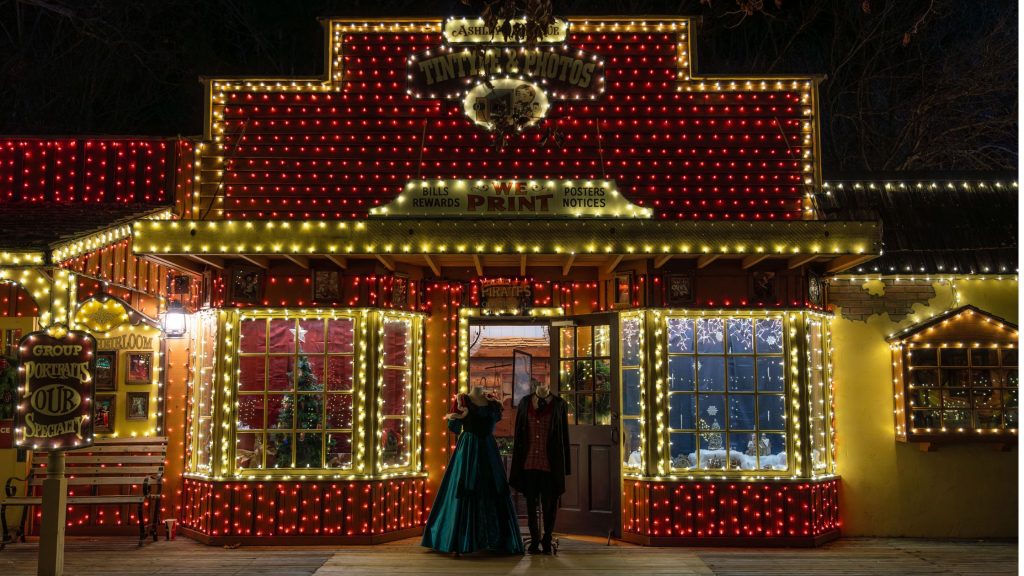 Christmas Lights at Silver Dollar City in Branson Missouri