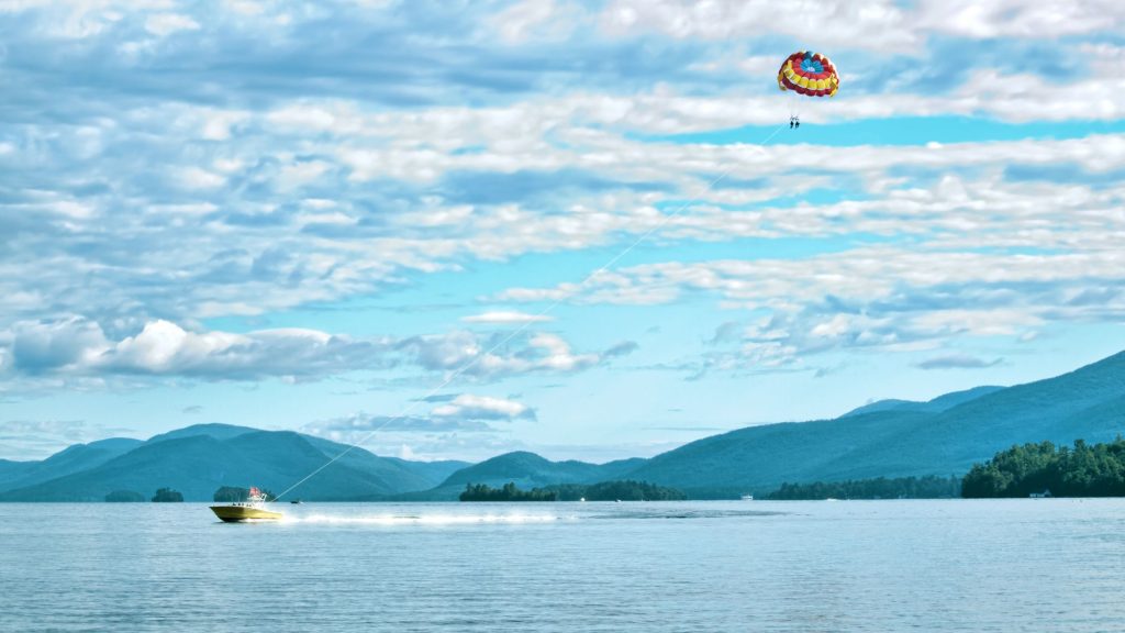 Parasailing On Lake George New York