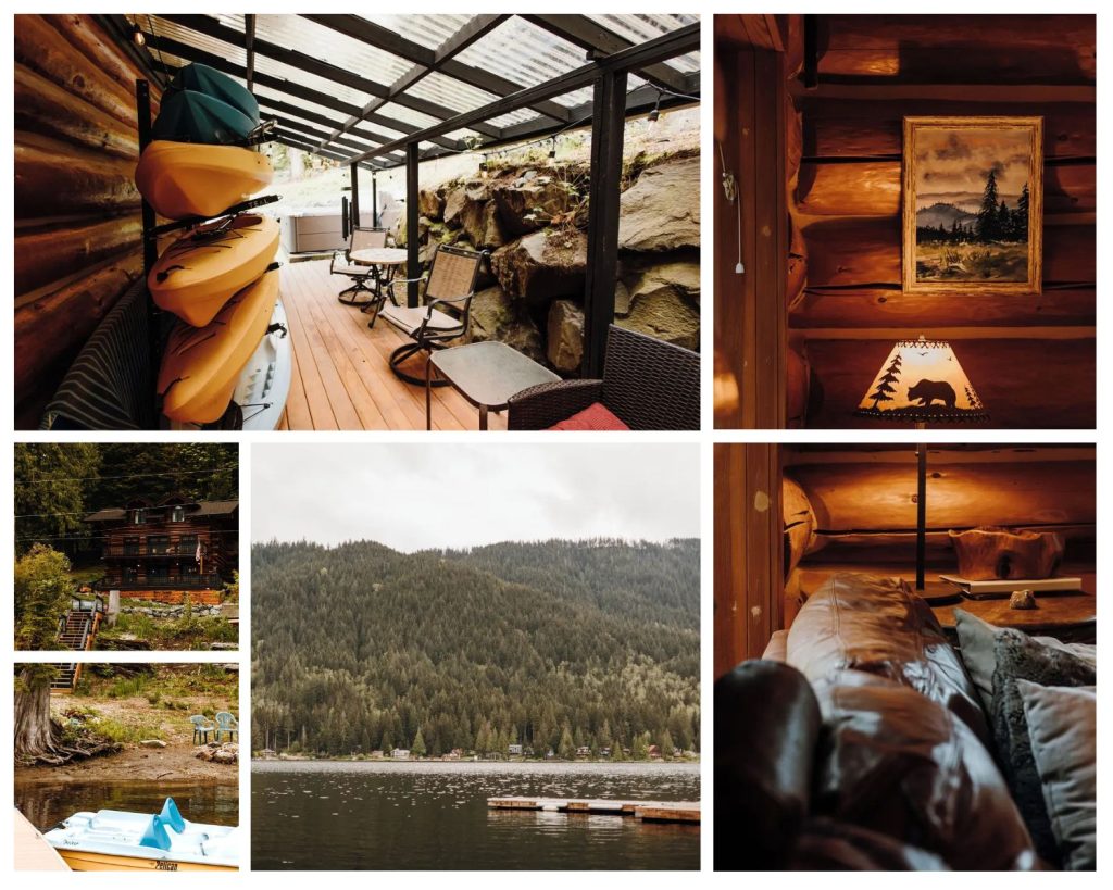 Lake Cavanaugh cabin near Mount Vernon ( )