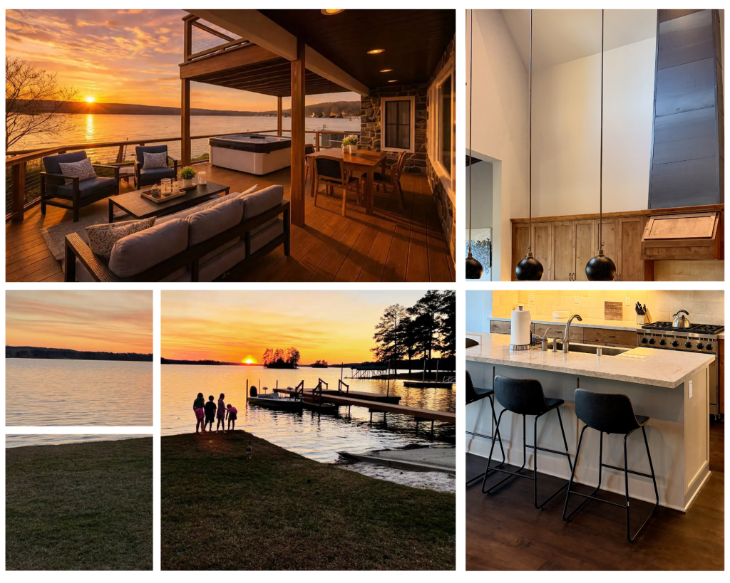 how to choose a lake home for a big family trip